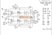 集成音频放大中的KA2214功放电路