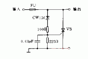 采用CW136构成的过压保护电路图
