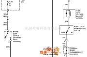 沃尔沃中的富豪960 档位互锁电路图