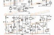 电源电路中的彩色投影机电源控制电路图