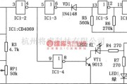 专用测量/显示电路中的感应式测电笔(CD4069)