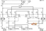 马自达中的马自达94THUNDERBIRD电动门锁电路图