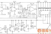 LED电路中的模拟温度控制器电路图