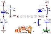 逆变电源中的增加放电回路的RC复位电路图