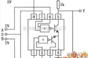 综合电路中的双外围正或驱动器电路图