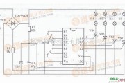 灯光控制中的基于SS0703的四路八模式彩灯控制器电路图