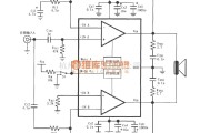 集成音频放大中的由LM4732内部两个放大器构成的电桥输出的音频功率放大电路