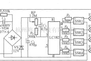 灯光控制中的四路闪烁灯串电路(3)(LC182)