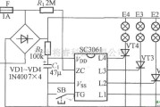 灯光控制中的四路闪烁灯串电路(10)(SC3061)