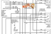 凯迪拉克中的凯迪拉克 deville 冷却风扇电路图