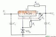 电源电路中的CW200高输出集成稳压电源