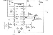 电源电路中的TPS43000在一典型750KHZ降压电路中的应用电路图
