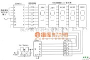 LED电路中的动态扫描显示电路图