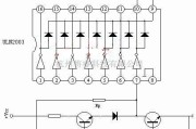 红外线热释遥控中的uln2003的应用电路图