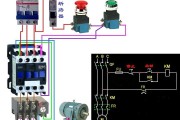 接触器自锁实物接线图