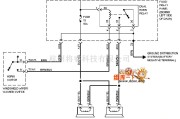 大众（一汽）中的97大众GOLF 喇叭电路图
