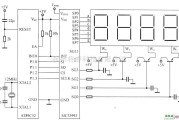 LED电路中的MC33993与AT89C52构成的多位LED显示接口电路
