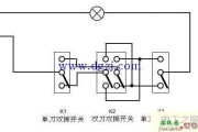 三控一灯开关接线图_一灯三控开关接线图解