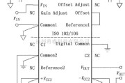 耦合隔离放大中的ISO102／106的信号与电源的基本连接电路