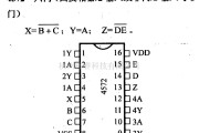 数字电路中的4000系列数字电路,4572六门(四反相器/2输入或非门/2输入与非门)