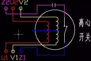 倒顺开关控制的单相电机正反转接线图