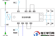 安全继电器在水泥厂低压进线柜实物接线图