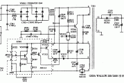 GERAT WALL GW-200/200H型彩色显示器的电源电路图