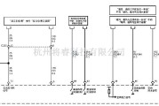 雪佛兰中的景程发动机控制系统-受控、受监控子系统电路图