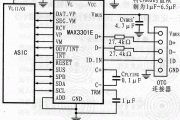 MAX3301E USB OTG收发器应用电路