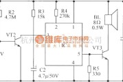 光敏二极管、三极管电路中的光敏三极管控制的语言电路