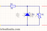 并联型硅稳压管稳压电路的效果图演示_基础硬件电路图讲解