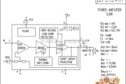 电子管功放中的型号为uPC1241H的功放电路图