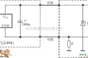 传感器单片系统应用方案中的二线式智能霍尔传感器集成电路应用电路图