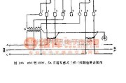 数字万用表电路中的DS8型100V，5A万用互感式三相三线制电度表接线图