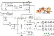 LED电路中的变色灯的电路图