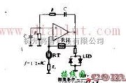 传感器电路中的环境湿度在给定值以下时LED的工作原理电路