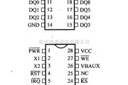 数字电路中的电路引脚及主要特性DS1501/DS1511 实时计时器