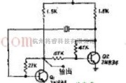 信号产生中的晶体控制的多谐振荡器电路原理图