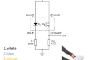 5VDC 操作的典型接线图