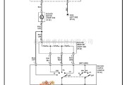 马自达中的马自达96MONTERO加热器电路图