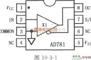 采样保持放大电路中的AD781采样保持放大器