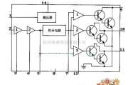 遥控发射中的TA7657P逻辑框电路图