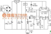 温控电路中的高低温双限控制器(CD4013)电路图