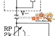 温度传感电路中的SL134集成温度传感器构成简易温度计电路图