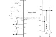 传感器单片系统应用方案中的直流功率及电流测量系统MAX4211的典型应用电路图