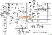 显示器电源中的DATAS HC-7424P型彩色显示器的电源电路图