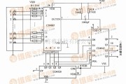 数字电路中的16进制输入键盘电路图