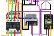 光电开关点动控制接触器实物接线图