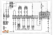 丰田中的丰田威驰安全气囊控制电路图