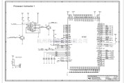 微机单片机中的Intel 820e主板处理器连接器电路图